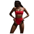 thumbnail image 2 of Women's Bikini High Waisted Tummy Control Two Piece Swimsuit Sling Swimwear, 2 of 4