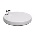 thumbnail image 3 of Metal Base for Table Lamp, Round Weighted Base, Desk Lamp Base, Desk Reading Lamp Bedside Lamp Accessories White, 3 of 8