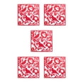 thumbnail image 3 of ZheElen 4piece Lightweight Hanging Divider Screens For Versatile Space Foldable Red Bird Chart 5Set, 3 of 6