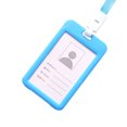 thumbnail image 4 of SSZMDLB under $5 1Pcs ID Card Lanyard, ID Card Holder, Plastic Name Tag with Lanyard, Clear Double Sided Employee Badge Holder, Portable Neck Strap for Work, Conference, Event, School, Hotel, 4 of 9