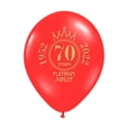 thumbnail image 4 of RKSTN Fall Decorations for Home 70 Years Decoration Queens Balloons With Gold Ribbon 2022 Street Party Celebration UK Decorations, 4 of 8