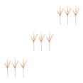 thumbnail image 2 of kurtrusly 3x Low Maintenance Artificial Flowers Enjoy Beautiful Decor Without Hassle orange 3Set, 2 of 6