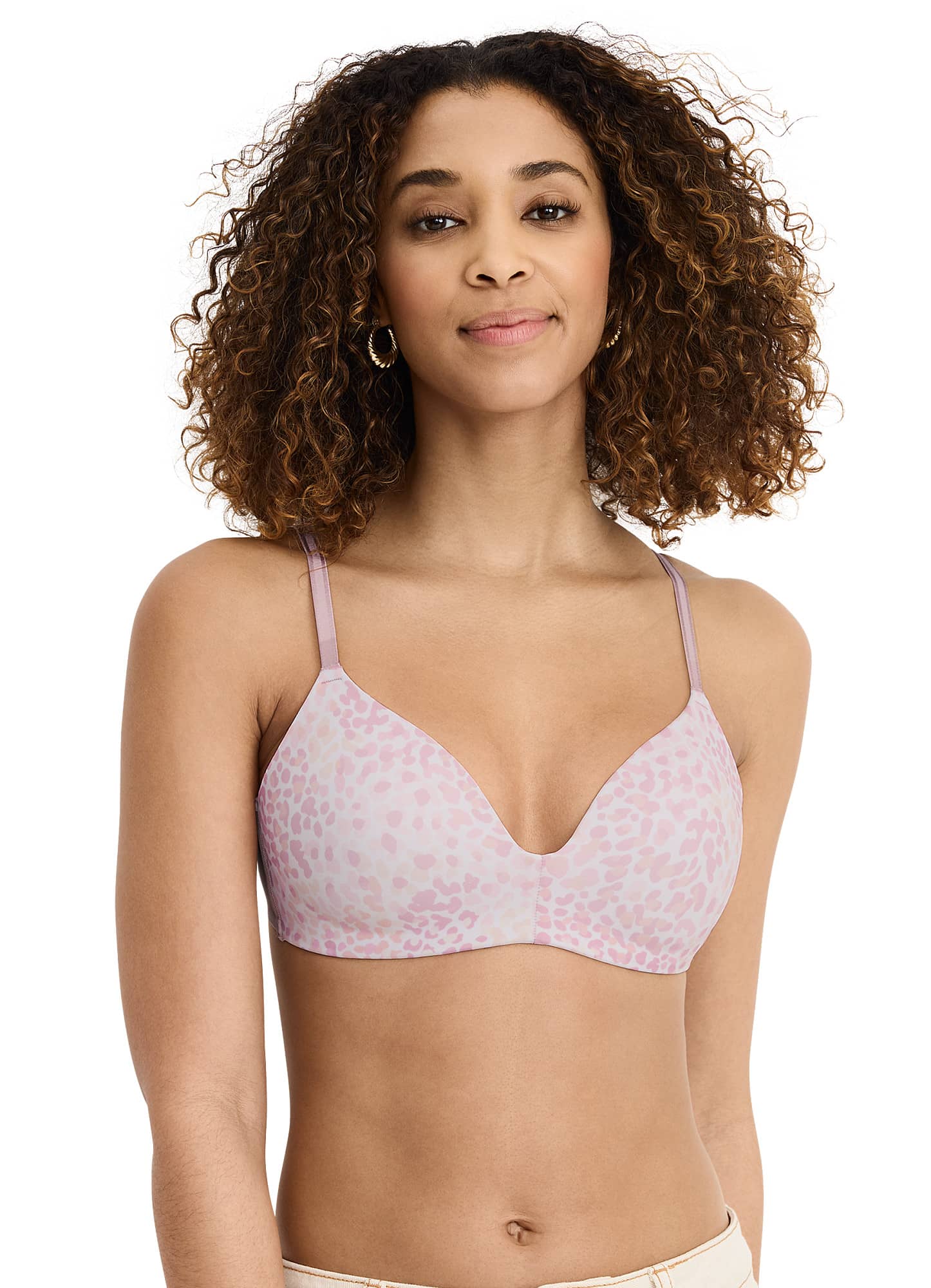 Jockey Smooth & Sleek Microfiber Demi Coverage Wirefree T-Shirt Bra