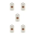 thumbnail image 1 of Wweixi Transparent Tea Jars For Storing And Displaying Favorite Tea Leaves Food Grade Metal Kitchen Storage Jars Jars Kitchen Beige tea 5Set, 1 of 6
