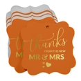 thumbnail image 3 of Inkdotpot Real Gold Foil Bracket Shape Paper Hang Tags Thanks From The New Wedding Favor Tags Pack Of 100, 3 of 7