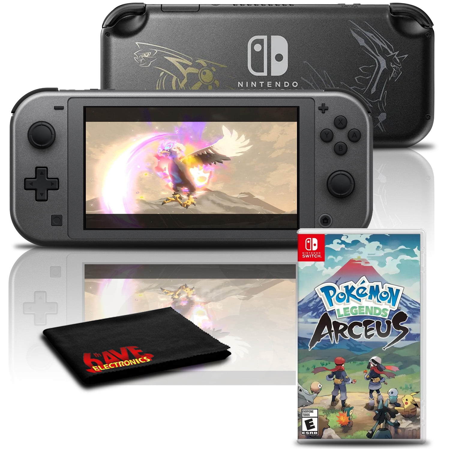 Nintendo Switch Lite Dialga and Palkia Edition with Pokemon