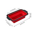 thumbnail image 2 of Baking Pan Rectangular Baking Pan Non-Stick Cake Mold for Oven Baking(Red,1-Piece) Rkxzt, 2 of 8