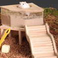 thumbnail image 3 of Hamster Climbing Toy Wooden Ladder Bridge Wooden Hamster Ladder Bendable  Cage  Toy For Small Animals, 3 of 8
