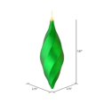 thumbnail image 3 of Vickerman M183104M 8 in. Green Matte Swirl Finial Ornament  6 per Bag, 3 of 3