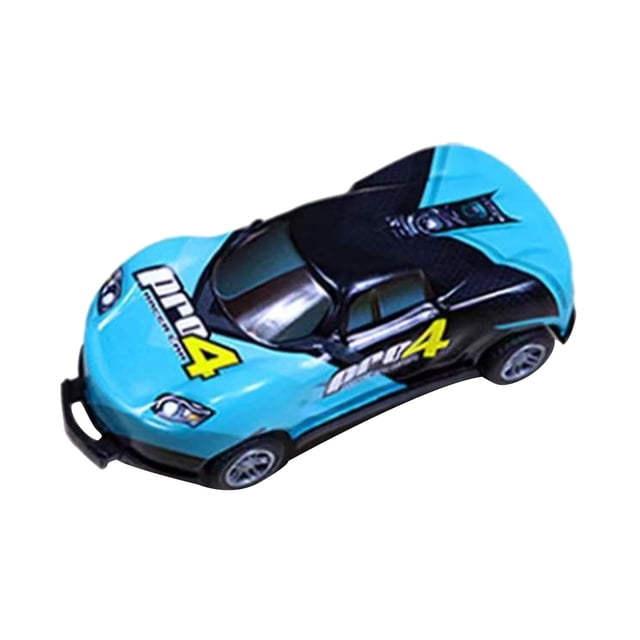 EGNMCR Alloy Car Crash Ejector Car Metal Tin Bouncing Small Car Racing Mini Model Plastic racing car model Birthday Gifts for Kids
