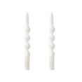 thumbnail image 2 of Long Threaded Unscented Taper Candles for Wedding Banquet, Holiday Party Decoration, Candlelight Dinner Accessories (2-Pack), 2 of 6