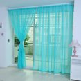 thumbnail image 2 of XZNGL Rideau Transparent Porte Fenêtre Rideaux 1 Pcs Couleur Unie Tulle Porte Fenêtre Rideau Draperie Panneau Voile Foulard Cantonnières, 2 of 2