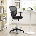 thumbnail image 1 of Modway Articulate Drafting Chair, Reception Desk Chair, Black, 1 of 5
