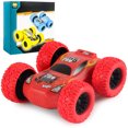 thumbnail image 1 of Kids Inertia Car Toy Plastic Double-sided 3D Push Vehicle Friction Powered Car, 1 of 10