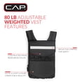 thumbnail image 4 of CAP Barbell Adjustable Weighted Vest, 80lb, 4 of 7