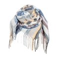 thumbnail image 2 of Dvkptbk Foulards pour Femmes Mode Hiver Femmes Foulard Colorée Décontractée Foulard à Franges Châle Vêtements en Liquidation, 2 of 5