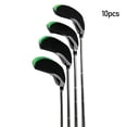 thumbnail image 3 of 10pcs Neoprene Golf Iron Head Covers Golf Club Head Covers Golfer Gift Protector Green, 3 of 8