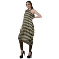 thumbnail image 4 of Moomaya Robe Kurti à une Épaule Imprimée pour Femme, Sans Manches, à Col Bénitier, Style Bohème, Tenue de Soirée de Designer, 4 of 7