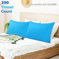 thumbnail image 2 of Unique Bargains Zippered Pillowcases Cotton 2pcs, 2 of 10