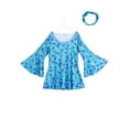 thumbnail image 3 of Plus Size Wild Flower 70's Hippie Dress Costume for Women, 3 of 6