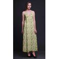 thumbnail image 4 of Bimba Robe Longue d'Été Sans Manches à Imprimé Teinture sur Nœuds Décontractée de Plage à Fleurs pour Femme - Petit, 4 of 5