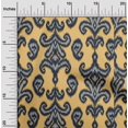 thumbnail image 1 of oneOone Silk Tabby Fabric Paisley & Floral Ikat Print Sewing Fabric BTY 42 Inch Wide, 1 of 4