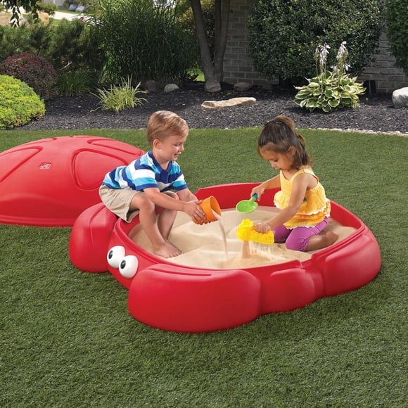 Step2 Crabbie Sandbox Outdoor Plastic Sand Toy for Ages 12 Months and Up