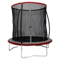 thumbnail image 1 of TRAINOR SPORTS 8 FT Trampoline and Enclosure Combo | Jumping Mat and Full Coverage Spring Padding 18201920080US, 1 of 9