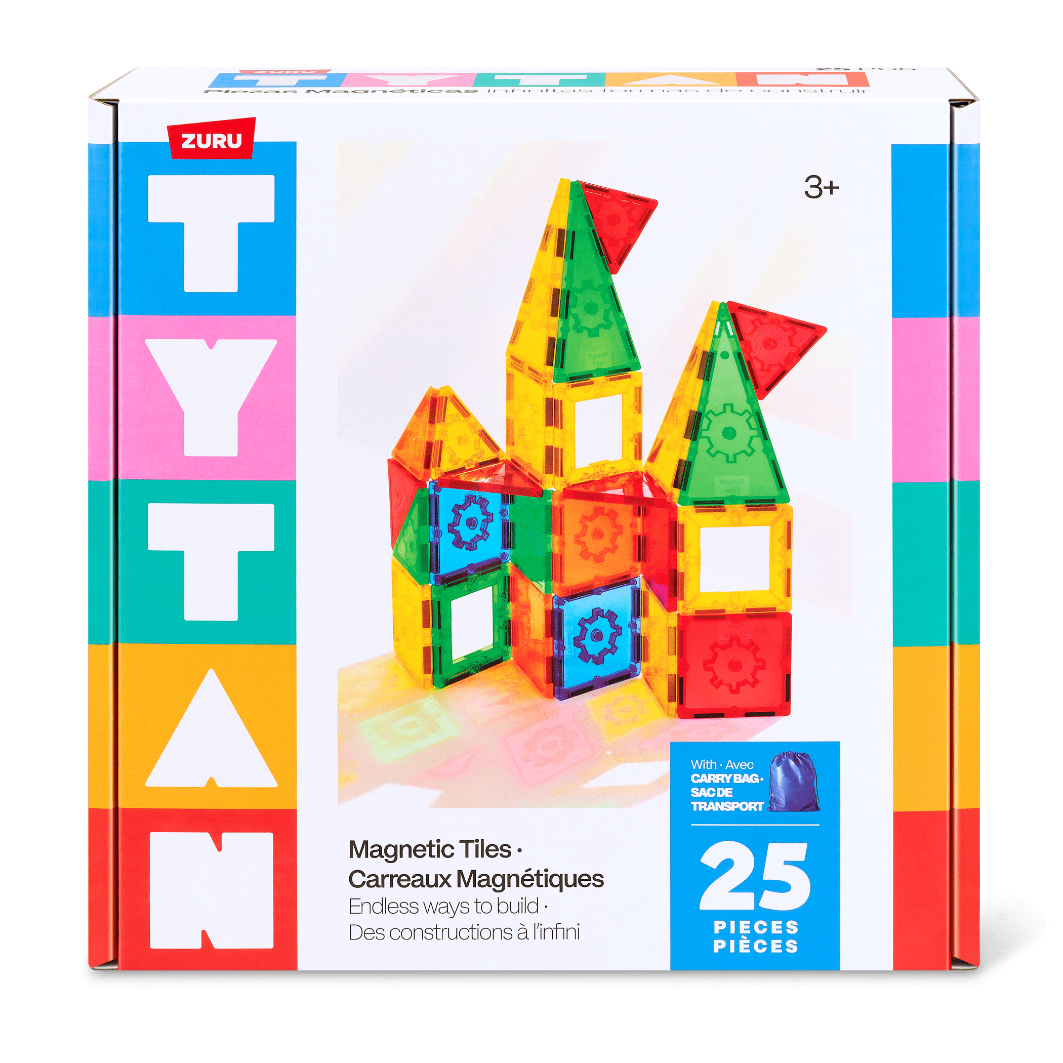 Jeu de construction magnétique TYTAN de 25 pièces par ZURU