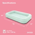 thumbnail image 3 of Intex Kids Travel Inflatable Air Mattress with Raised Sides & Pump (2 Pack), 3 of 12