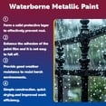 thumbnail image 3 of Rust Removal Converter Metallic Paint, 300g 2-In-1 Rust Converter & Metal Primer, Anti-Rust Metal Paint For Cars, Fences, And Garden Tools with Brush (Gold), 3 of 7