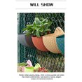 thumbnail image 2 of Youkk Easy To Install Double-layer Plastic Flowerpot For Walls Drainage Flower Pot Red 1Set, 2 of 6