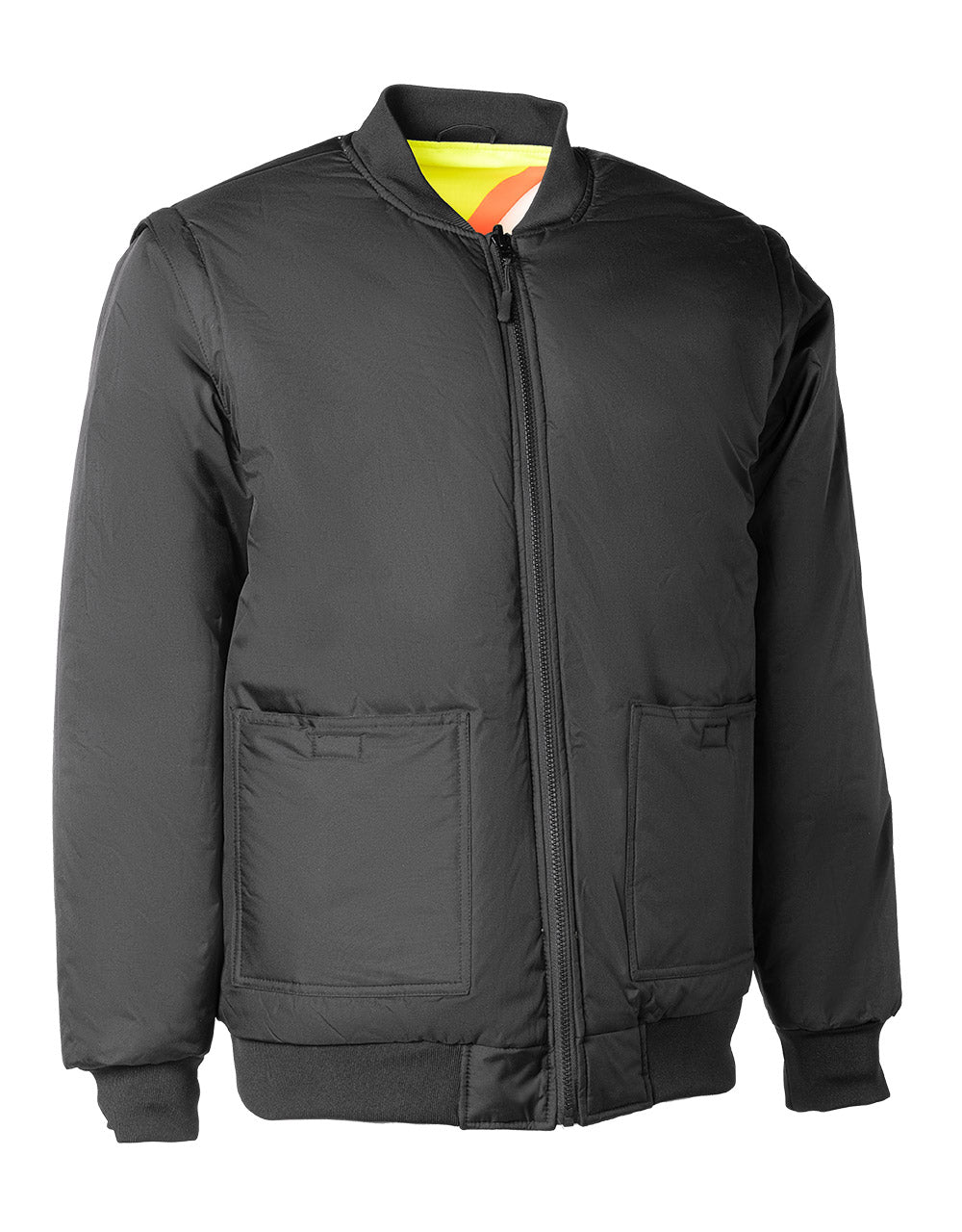 Forcefield 6-in-1 Hi Vis Winter Safety Parka with Removable Bomber Jacket