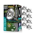 thumbnail image 1 of Bell+Howell Lampes à Disque, Lampes Solaires d'Extérieur Robustes pour Allées, 8 DEL avec Piquet Inclus, 1 of 1