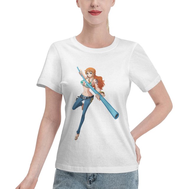 Women's Basic Short Sleeve T-Shirt One Piece Nami