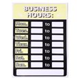 thumbnail image 1 of Business Hours Self-adhesive Stickers Business Hours Signs Rewritable Open Signs Sticker, 1 of 5