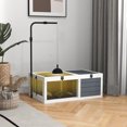 thumbnail image 2 of PawHut Maison de Tortue Enclos en Bois pour Tortue avec Support de Lampe Réglable, 2 of 10