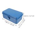 thumbnail image 2 of WEUVEB Car Tool Case Tool Box Iron Portable Tool Storage 1Set, 2 of 8