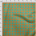 thumbnail image 3 of oneOone Cotton Silk Fabric Madras Check Decor Fabric Printed BTY 42 Inch Wide, 3 of 4