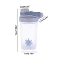 thumbnail image 3 of Protein Powder Water Bottle 500ml Cup With Scale Plastic Cup Handheld Fitness Sports, 3 of 6