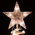 thumbnail image 4 of Northlight Arbre de Noël Extérieur en Spirale Éclairé avec Étoile - 4 Pieds - Transparent, 4 of 6