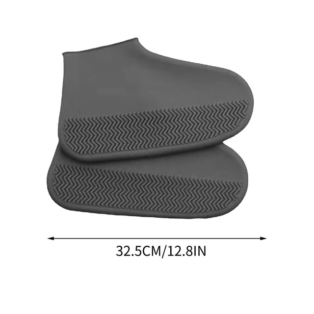 fheaev Couvre-Chaussures de Pluie Réutilisables Bottes Neige Couvre-Chaussures Surchaussures