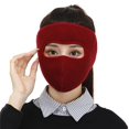 thumbnail image 5 of TOUMENY Winter Face Mask, Thickened Fleece Neck Ear Protection for Skiing Snowboarding, Cold Weather Windproof Breathable Full Coverage Balaclava, 5 of 5