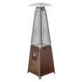 thumbnail image 1 of AZ Patio Chauffage Portable de Table Extérieur Triangle Tube en Verre, Bronze Martelé, 1 of 3