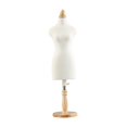 thumbnail image 4 of Mini Robe Moulante Ajustable Femme Petite Robe Exposant le Torse Tailleur 46 cm, 4 of 8