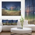 thumbnail image 1 of Beach with Lunar Path - Seashore Photography Canvas Art Print, 1 of 3