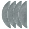 thumbnail image 4 of BUYISI For Lydsto R5 / R5D Robot Vacuum and Mop Replacement Parts Mop Cloth Rag 4 Pcs-Grey, 4 of 7