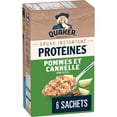 thumbnail image 2 of Quaker High Protein Apples & Cinnamon Instant Oatmeal, 2 of 13