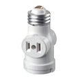 thumbnail image 1 of Leviton 2-outlet Socket Adapter, 1 of 1