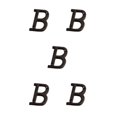 thumbnail image 1 of Youkk Iron Decoration Doorplate Durable And Rustproof Wide Application Not Easy To Fade Metal Metal Letters House Numbers B17--B 5Set, 1 of 6